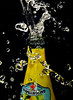 SmugMug > popular all-time > Day 362 - Lemonata

The only soft drink I like to treat myself to every now and then.  


Setup:  Blue dishpan behind the bottle, fill the bottle with water then use a pitcher to pour into the spout.  Make sure the pitcher is white or clear, it will cast colors.  Its in an aluminum sink, so that adds as a foil reflector on all three sides and bottom.  Out cabinets and backsplash are white, so I bounce the flash off the backsplash and underside of the cabinets to add light from above.  I use a 1/8 flash setting and position the flash about the start of the dish pan - just beyond the edge (towards the back splash), this way the flash wont light the dish pan but will bounce the light very well.  You won't get any glare either, but you never know what water droplets will reflect. Keep a towel handy for around the sink, yourself, and any spray back onto the lens (it happens, so don't get too close). Then take about 200 photos.  :)




Apr 06 2009